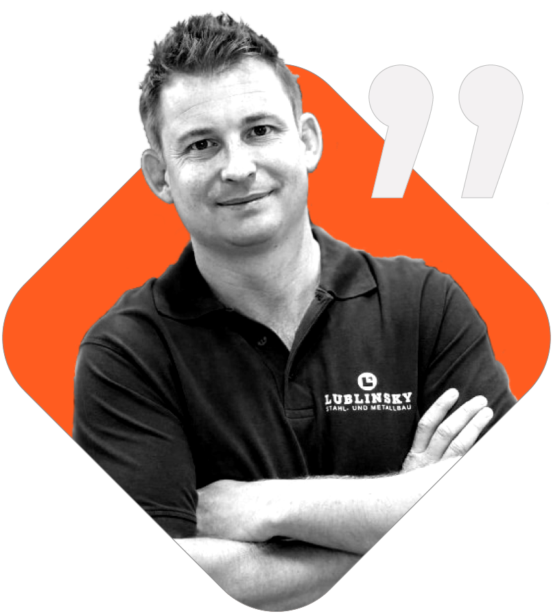 Stahl- und Metallbauer Bastian Lublinsky nutzt Craftnote