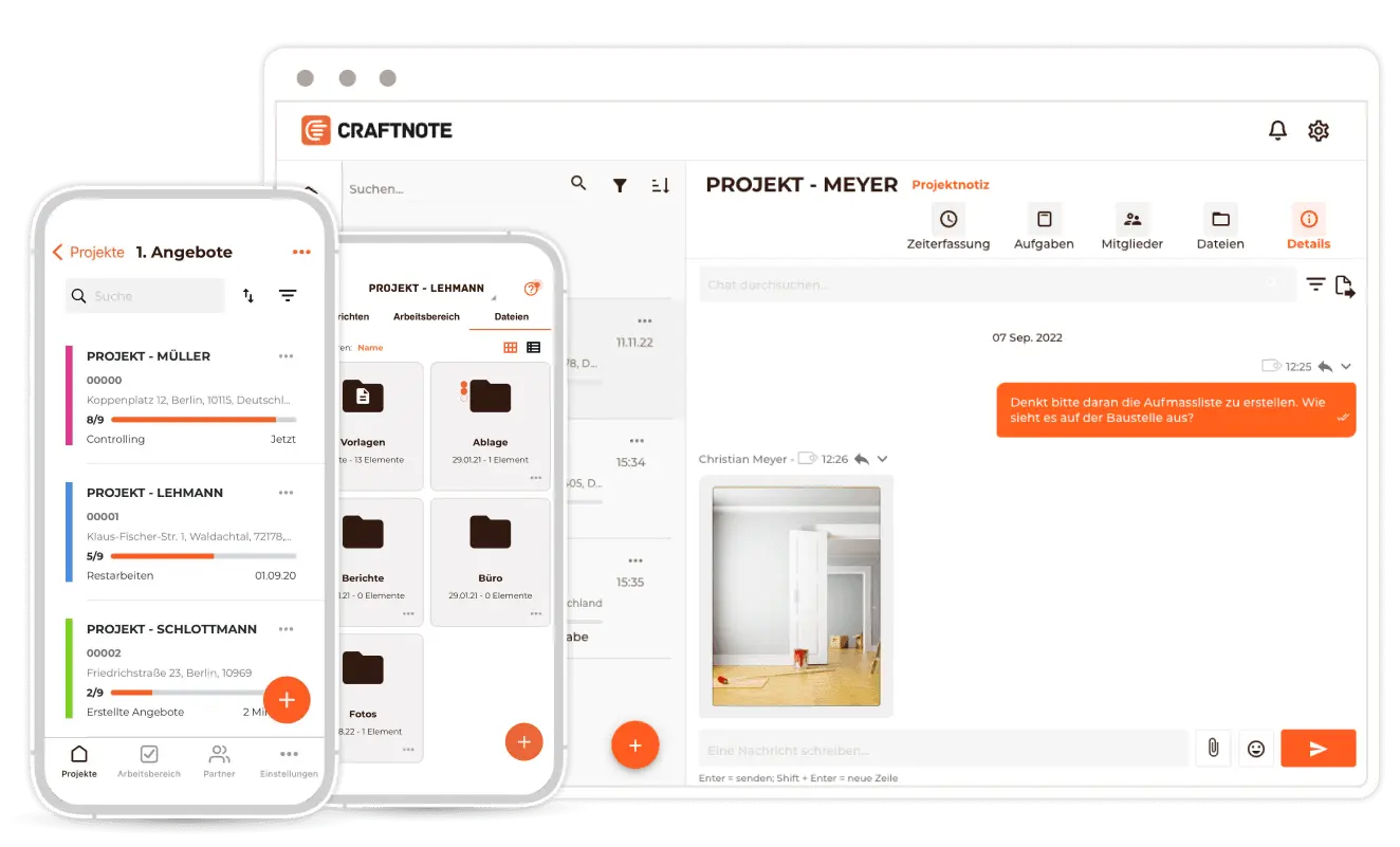 Craftnote Die Digitale Baumappe F r Deine Baustelle