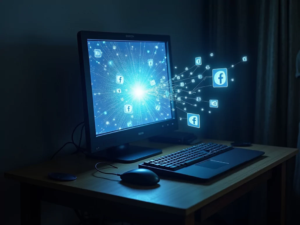 Facebook Werbung am PC